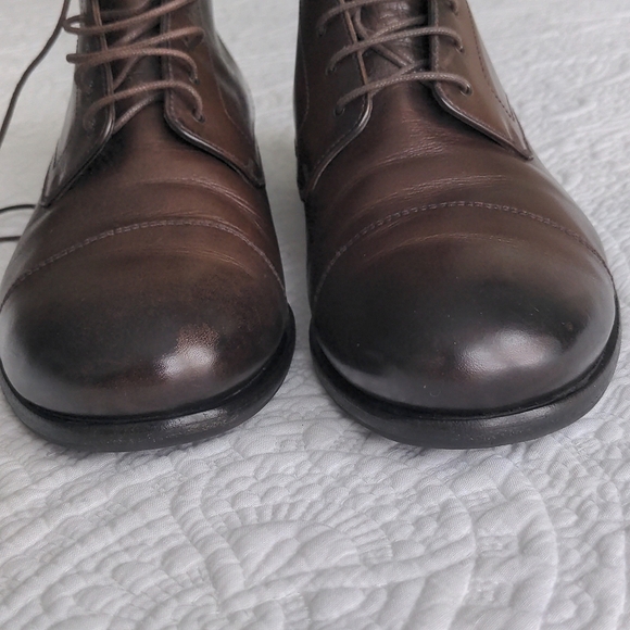 Prada Men's Brown Lace-up Boots - Picture 5 of 11